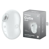 Satisfyer Cutie Ghost - White Compact Air Pulse Vibrator White STIMULATORS